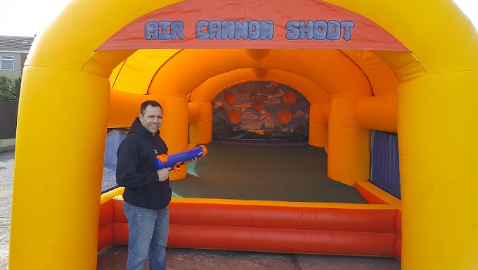 Air Cannon shooting