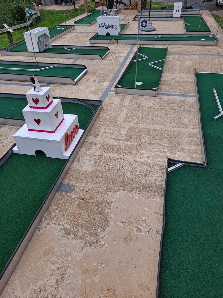 wedding crazy golf 1