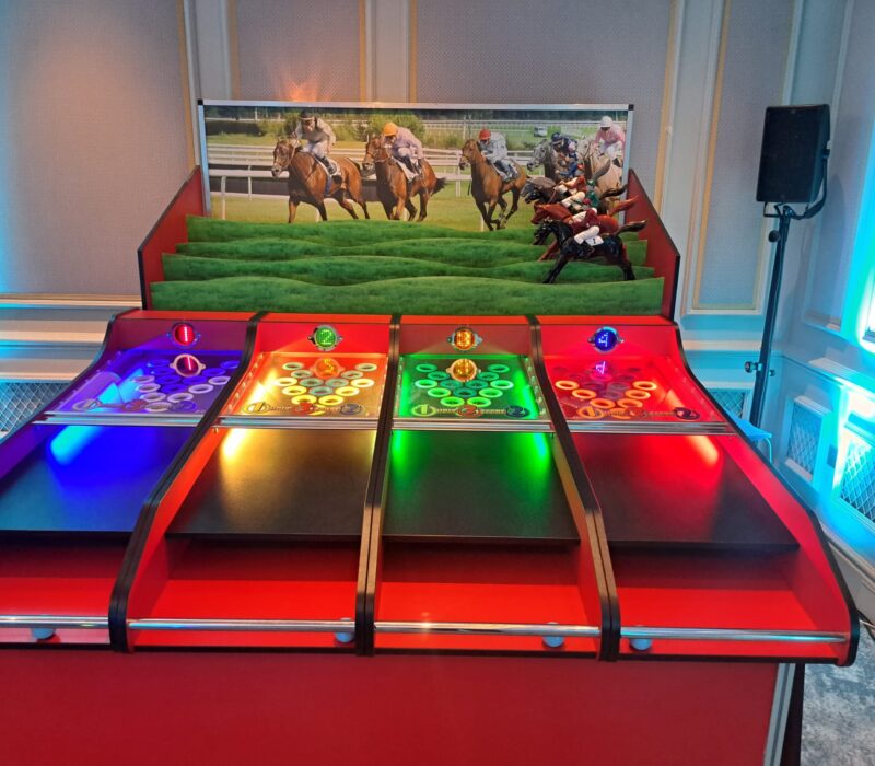 4 Player Roll a Ball Horse Racing