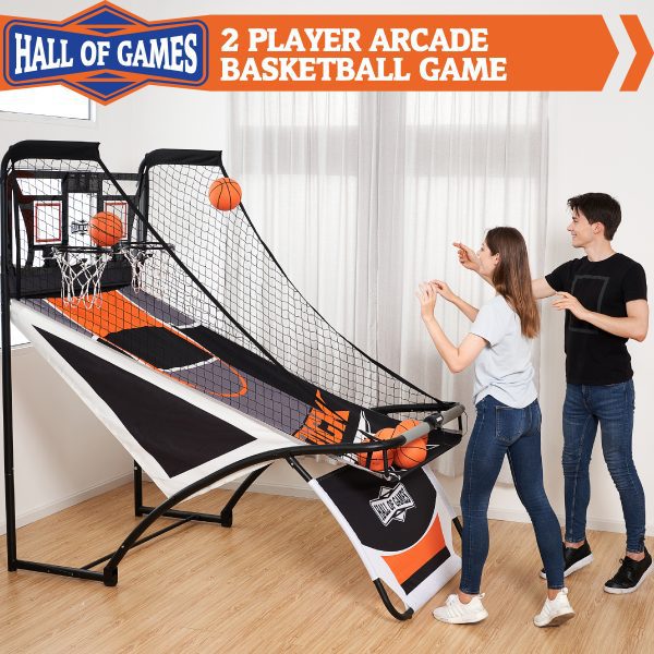 2 Player Arcade Basketball Game Rental - Classic Competitive Entertainment