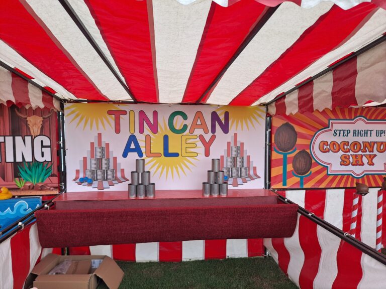Tin Can Side Stall Hire