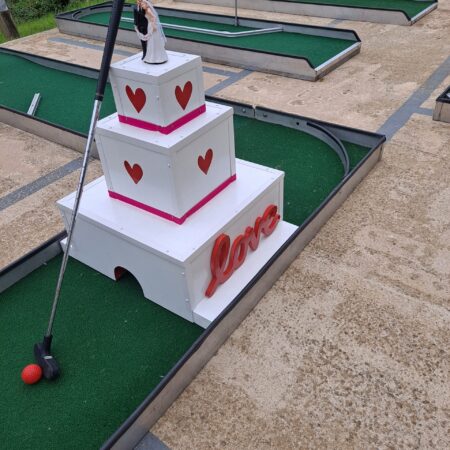 Wedding Themed Crazy Golf Rental