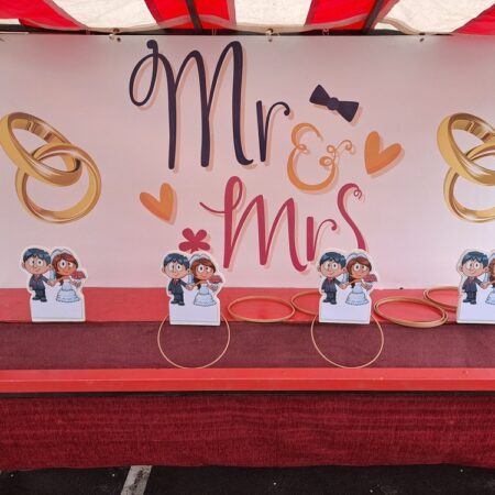 Bride & Groom Hoopla Rental