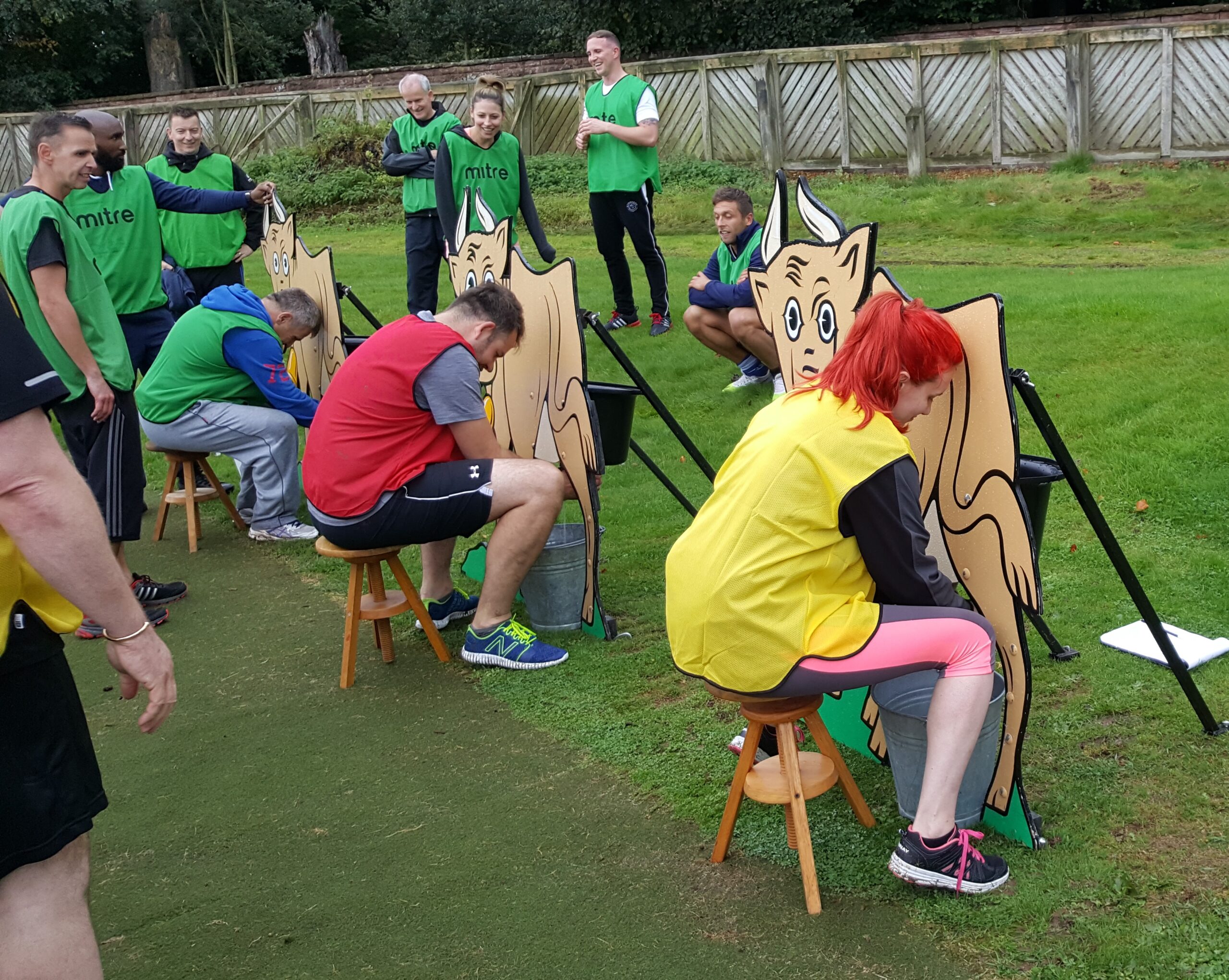 Team Building Activities in Aldershot Hampshire . 11 4 Milking Cows scaled