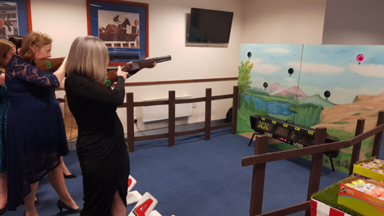 5 Gun Indoor Laser Clay Shooting